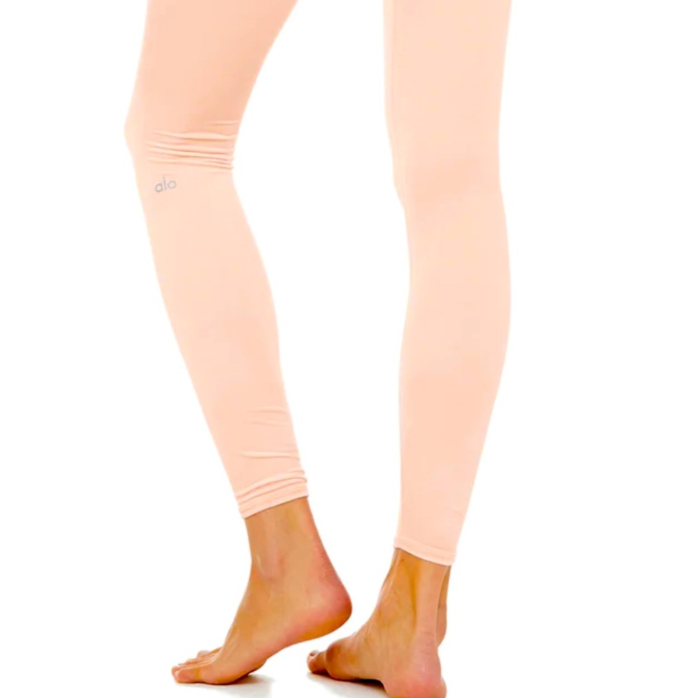 ALO Yoga High-Waist Posh Leggings Velvety Feels in Nectar